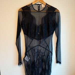 Cinq à Sept Amabella Embroidered Cocktail Dress – Size 4 – Excellent Condition